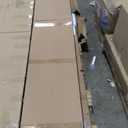 Fredbeck 36x84 inch White Barn Door with 6.6FT Sliding Door Hardware Kit Included & Handle,Solid,MDF,PVC Surface,DIY Assembly,5-Panel,Fit 33in-34in Opening