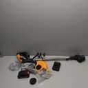 Electric Weed Wacker Cordless, 21V Electric Weed Cordless Eater Battery Powered with 2Pcs 4.0Ah Batteries, 3 in 1 Stringless Grass Trimmer/Edger/Brush Cutter for Lawn Yard Garden