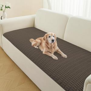Dog Couch Cover Protector, Sofa Covers for Pets Washable, Non Slip Pet Couch Cover Waterproof, Furniture Covers for Pets, Dog Cover for Couch. (Coffee, 30" x 82")