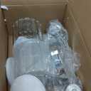 Dellemade Silver Crystal Chandelier, 3 Lights Ceiling Light, Modern Lighting Fixture for Living Room, Dining Room, Bedroom 