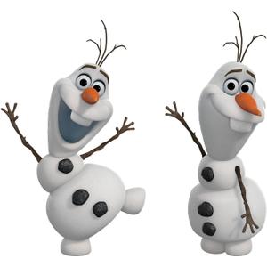RoomMates Disney Frozen Olaf The Snow Man Peel and Stick Wall Decals by RoomMates, RMK2372SCS