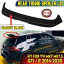 Rear Trunk Spoiler Lid Compatible with VW MK7 MK7.5 GTI/R 2014-2020 Rear Trunk Spoiler Lid, Glossy Black
