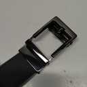 CHAOREN Leather Ratchet Belt Men - Mens Belts Casual Accessories for Every Occasion (35mm) (32" to 38" Waist Adjustable, Black)