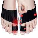 Bunion Corrector for Women, Adjustable Big Toe Separator Pain Relief, Hammer Toe Straightener, Non-Surgical Hallux Valgus Correction, Orthopedic Bunion Splint Day Night Support for Men(2PCS)