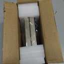 4x6 Picture Frame Champagne Brushed Modern Simple Thin Aluminum Metal Photo Frame with HD Real Glass, Display for Tabletop and Wall Collage. (2 Pack)