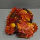 CQURE 14 Pack Fall Leaf Garland, Hanging Vines Garland Artificial Fall Maple Leaves Thanksgiving Decor for Home Wedding Fireplace Christmas (98Ft)