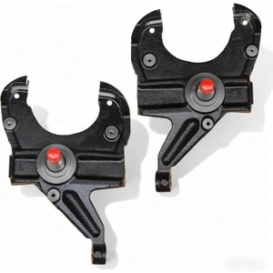 2.5" Drop Spindles, Front Lowering Knuckle Kit Compatible with 1973-1987 Chevy C10 - Fits 1.25" Thick Rotors 2WD ONLY, # M0117K12-1, M0117K12-2