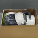 130Pcs Kitchen Playset, Toddler Pretend Cooking Play Pots, Pans, Utensils Cookware, Daily Food Fruit Veges, Shopping Storage Basket, Dessert, Prop Money, Learning Gift for Child (White)