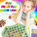2 x 54PCS Fruit Flip Chess Memory Chess Game, Flip Match Board Game, for Kindergarten, Family, and Party Activities