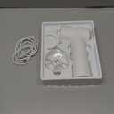 Rechargeable Bath Jets for Tub, Impact Force 65 kPa Bath Jet Spa, Bubble and Flow-Massage Two Mode, Adjustable Speed, Cordless Portable Bathtub Jet for Relaxing Daily Use at Home, White