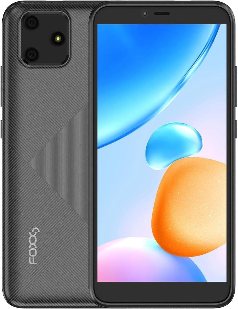 New Unlocked 4G Smartphone Android 13 Go Edition - 5.5" Display, 2GB+16GB Storage, 2000mAh Battery, 2MP Main + 0.3MP Auxiliary Camera, Dual SIM, 3.5mm Headphone Jack