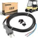 10L0L 36 Volt 2-Prong DC Charger Cord with Plug for Club Car DS, EZGO and Columbia Electric Models, OEM 101643301, 1013076, 66063-69B, 14835-G1