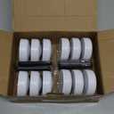 Yiliaw 12 Pack LED Puck Lights Remote Control 16 Color Changeable Under Cabinet Lights, Battery Operated Lights Night Light with Dimmer & Timmer for Closet Bedroom Kitchen, White