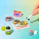 MGA's Miniverse Make It Mini Cafe Series 6 (3 Pack) Latest Wave, Mini Collectibles - Blind Packaging, Resin Play, Replica Food, NotT Edible, Collectors, 8+