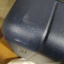 Away Bigger Carry-On Luggage, Lightweight Hardside Large Suitcase with Spinner Wheels, TSA Lock, Airline Approved, Navy Blue