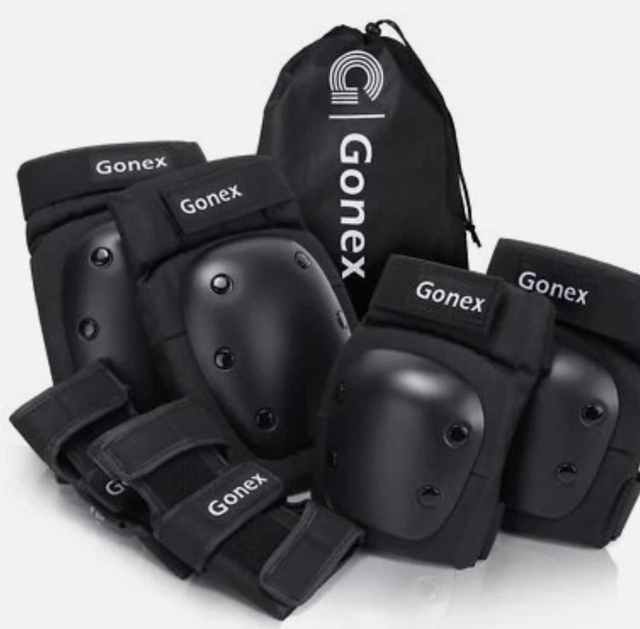 Gonex Knee Pads Elbow Pads with Wrist Guards, Kids Youth Adult Skateboard Ska