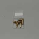 3PCS Brass 1/4"NPT Male to 1/4" Barb 90 Degrees Elbow Thread Pipe Hose Barb Fittings for Water/Oil/Gas