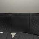 TAPHA Faux Leather Seat Cover Set for Tesla Model 3 2017-2022, Breathable and Water-Resistant, Include Seat Covers for Front and Rear Seats (Black)