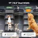 4‑Step Dog Stairs for Car Trunk, 18.5" Wide Foldable Lightweight Pet Stairs
