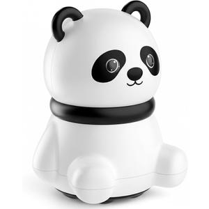 Mini Handheld Massager, Small Handheld Massager for Whole Body, Shoulders, Neck, Back, Leg, Pain Relief & Relaxation - Panda Gifts (White)