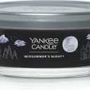 Yankee Candle Midsummer's Night Scented, Signature 12oz Medium Tumbler 5-Wick Candle, Over 16 Hours of Burn Time