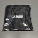 MANGOPOP Women's Basic High Waist Faux Leather Bodycon Mini Pencil Skirt (Black, XL)