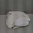 LAMIT Natural 100% Blackout Linen Curtains, 40 Inches Linen Textured Thermal Bedroom Curtains Back Tab and Rod Pocket Neutral Panels with White Liner for Farmhouse, 2 Panels, 42 x 40 Inch, Ivory