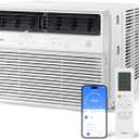 Midea 14,000 BTU Smart Inverter Window Air Conditioner with APP, Alexa Control, 115V AC Unit Cools up to 700 Sq. Ft, Quiet Operation, Energy Saving, Remote & Easy Installation Kit, White
