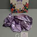 HOUSE OF PARTY Happy Birthday Balloon - 18 inch | Purple Mylar Cursive Foil Birthday Balloons Banner, Purple Party Decorations for Men, Women
