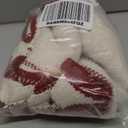 Mr. Pen- Knitted Christmas Tree Skirt 24 inches, Red & White, Small Christmas Skirts for Xmas Trees