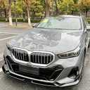 Front Spoiler Splitter Lip for BMW 5 Series I5 G60 G61 M Sport 2024-2026, Gloss Black
