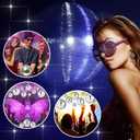Hoolerry 65 Pcs Disco Balls Decorations Assorted Size Disco Ball Ornament Reflective Hanging Mirror Ball Mini Large Silver Balls for Carnival Wedding Dance Ballroom Stage(6/4/ 2/3.15/1.2 in)