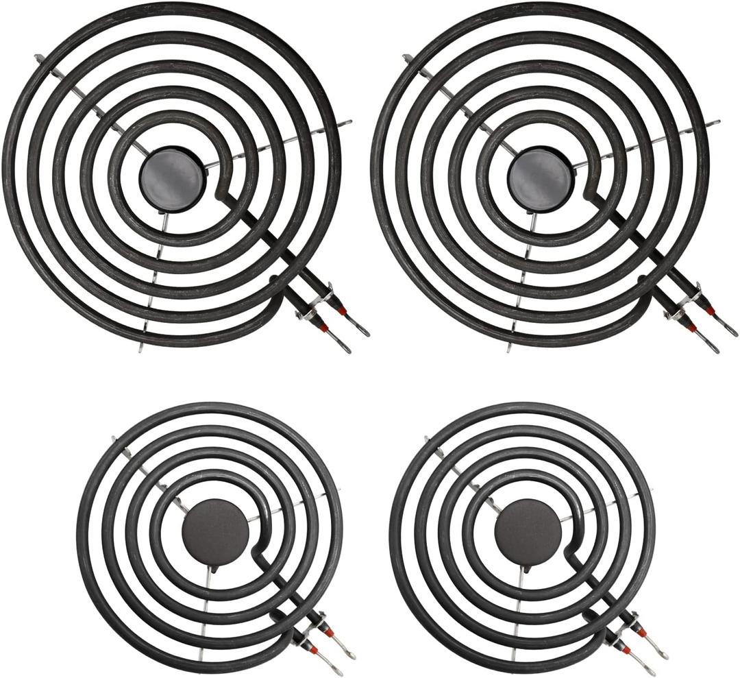 COZZIVITA MP22YA Electric Stove Burner Element Replacement-Perfectly Compatible with Whirlpool&Kenmore&Frigidaire &Hardwick&Maytag&Norge Stove Top-Include 2* MP15YA 2* MP21YA 4 Packs