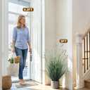 2-Pack Fake Lavender Faux Plastic Plants Synthetic Pampas Grass Indoor Outdoor Realistic Floor Plants Lifelike Artificial Tall Grass Plant for Home Office Wedding Patio Decor Housewarming Gift, Artificial Feather Grass,3.2 FT