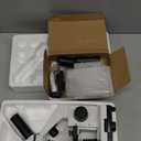 PalliPartners Compound Microscope for Adults & Students - 100X-2000X High-Power Biological Microscope for Students, School Lab & Home Education, with Slides Set & Phone Adapter (White) (standard)