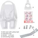 Doll Bike Seat for Girls Bicycle Doll Chair for 1220 Inch Kids Bikes, Compatible with American Girl, White
