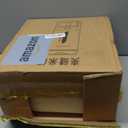 Rice Dispenser Cereal Dry Food Storage Containers with Measuring Cup and Water Filter Cover, Moisture Proof Airtight Food Dispenser Bucket for Rice, Corn, Coffee Bean, Grain, Soybean and Oatmeal, White, 12LB