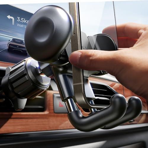 LISEN for Delas Car Vent Phone Mount, [Heavy Duty Friendly] Upgraded Car Phone Holder for Vent, Cell Phone Hodler for iPhone, Automobile Cradles Compatible with iPhone 16 15 14 13 12 Pro Max