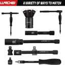LLNDEI 3/8Drive Impact Socket Set,Standard SAE(5/16 to 3/4-Inch) Metric Size(8-22mm), 95 Piece, CR-V Steel Deep&Shallow Kit, Adapters, Ratchet Handle, Screwdriver Bit Set, Spark Plug Socket, 6 Point