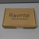 Ravinte 10 Pack 7.38'' Cabinet Pulls Flat Black Stainless Steel Kitchen Cupboard Handles Cabinet Handles 7.38''Length, 5'' Hole Center