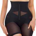 YERKOAD Shapewear Tummy Control Shorts - High Waisted Shapewear for Women Girdle Under Dress Body Shaper Thigh Slimmer (Black)