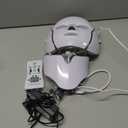 Red Light Photon Facial Mask with Remote Control, 7 Custom Modes with Infrared, Portable with Timer for Home Use