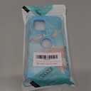 BQQFG for iPhone 12 Pro Case,Three Layer Heavy Duty Shockproof Hybrid Hard Plastic Bumper Soft Silicone Rubber Drop Protective Cover Case for iPhone 12 Pro 6.1",Blue