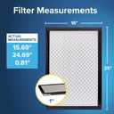 Filtrete 16x25x1 AC Furnace Air Filter, MERV 14, MPR 2500, Premium Ultra Fine Particle, 3-Month Pleated 1-Inch Electrostatic Air Cleaning Filter, 2-Pack (Actual Size 15.69 x 24.69 x 0.81 in)