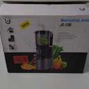 Cold Press Juicer, 5.8" Wide Feed Chute Juice Extractor Machine with 400W, High Juice Yield, Slow Masticating Juicer for Whole Vegetables & Fruits, Deep Grey