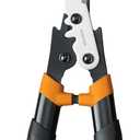 Fiskars 23-Inch Power-Lever Hedge Shears, Self-Sharpening Precision-Ground Steel Blades, For Trimming/Shaping Hedges and Shrubs in Your Garden, Lawn and Yard Tools, Black/Orange