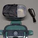 Herrfilk Electric Lunch Box Food Heater, 3 in 1 Ultra Quick Heated Lunch Boxes for Adults, 12V/24V/110V Portable Food Warmer for Car/Truck/Office With Fork Spoon and Insulated Carry Bag (Gray)