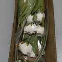 VIERENA 6 Pcs Faux Silk Peony Artificial Flowers for Vase -27", Bulk Fake Peonies Branches with Stems for DIY Bouquet Centerpieces Wedding Fillers Arrangements Shower Decorations (Cream)