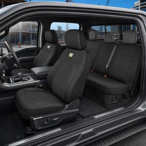 CAT MeshFlex Seat Covers Full Set for Full-Size Pickup Trucks Only - Black