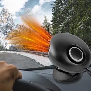 Portable Car Heater, 12V 150W Automotive Heater and Defroster, Rapid Hot/Cold Fan for Windshield Defogging, Plug-in Auto Heater for Cars, Sedans, SUVs and RVs
